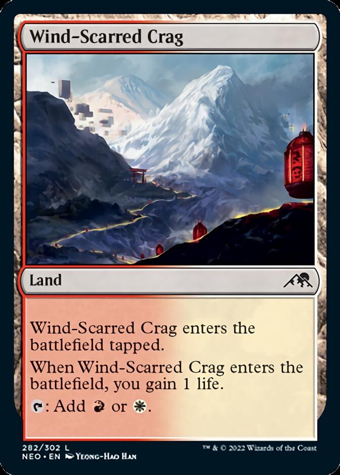 Wind-Scarred Crag [Kamigawa: Neon Dynasty] Magic: The Gathering