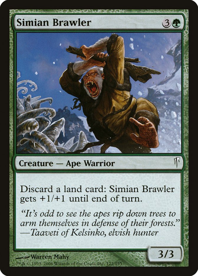 Simian Brawler [Coldsnap] Magic: The Gathering