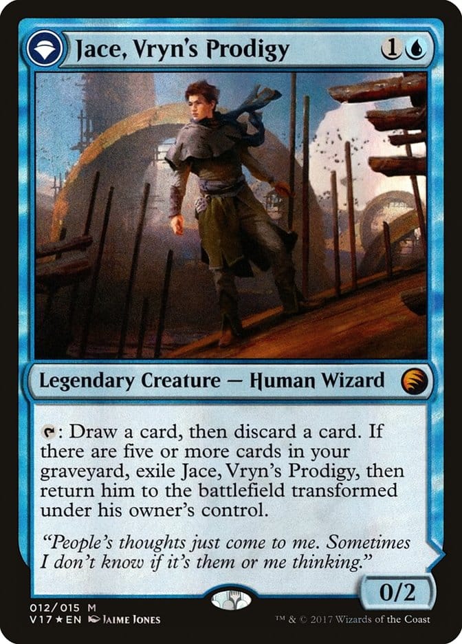 Jace, Vryn's Prodigy // Jace, Telepath Unbound [From the Vault: Transform] Magic: The Gathering