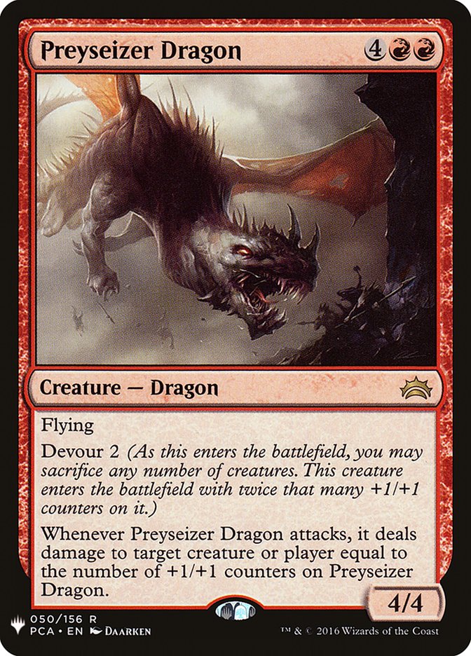 Preyseizer Dragon [The List] Magic: The Gathering