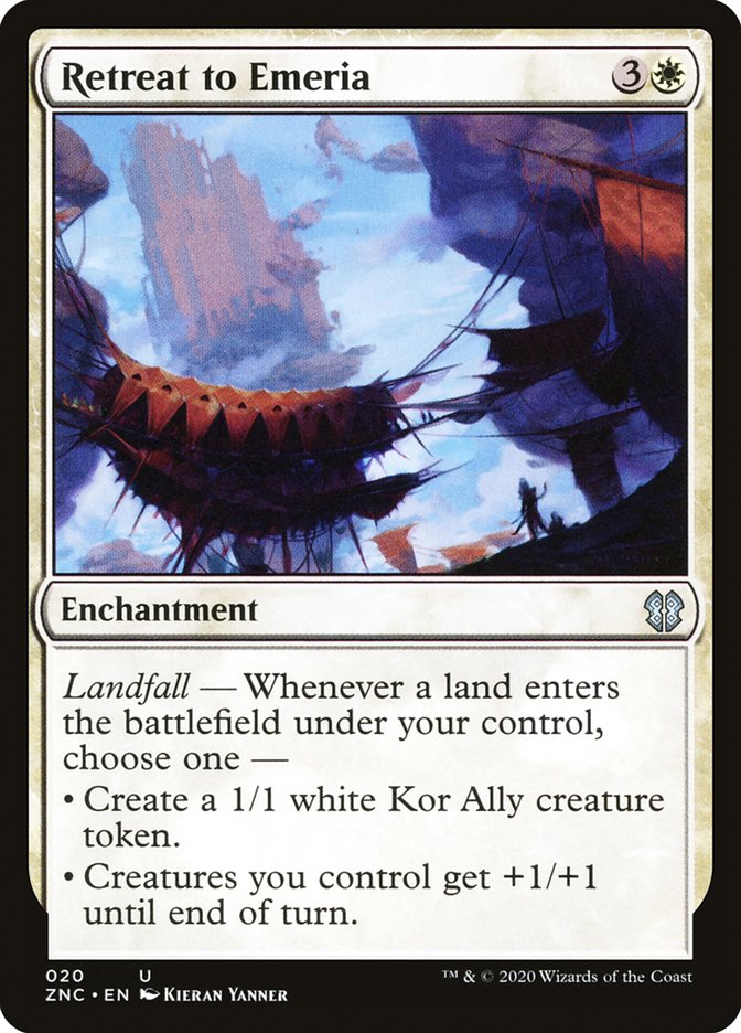 Retreat to Emeria [Zendikar Rising Commander] Magic: The Gathering