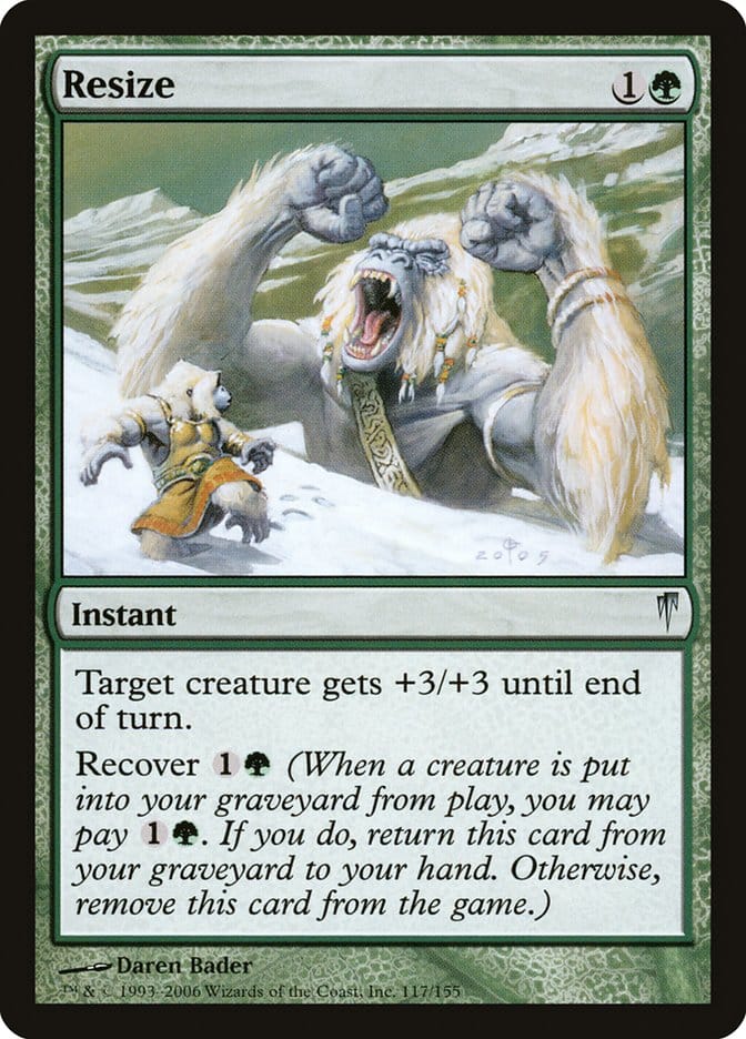 Resize [Coldsnap] Magic: The Gathering