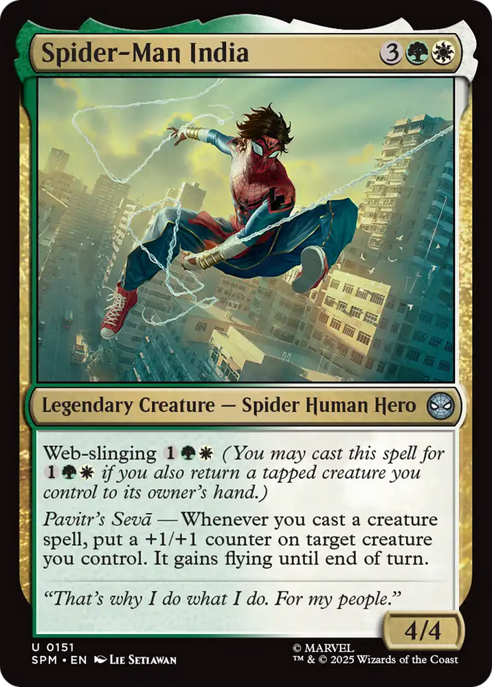 Spider-Man India [Marvel's Spider-Man] Magic: The Gathering