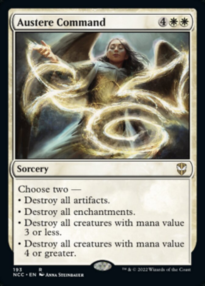 Austere Command [Streets of New Capenna Commander] Magic: The Gathering