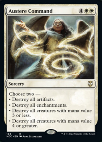 Austere Command [Streets of New Capenna Commander] Magic: The Gathering