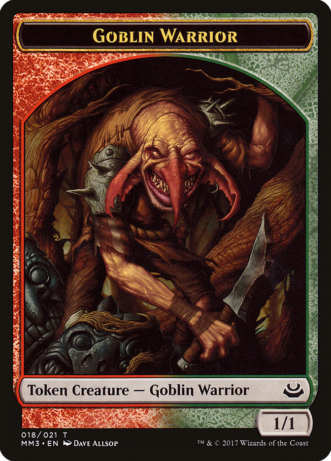 Goblin Warrior Token [Modern Masters 2017 Tokens] Magic: The Gathering