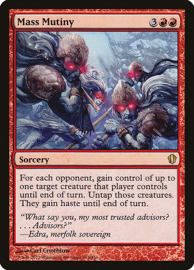 Mass Mutiny [Commander 2013] Magic: The Gathering