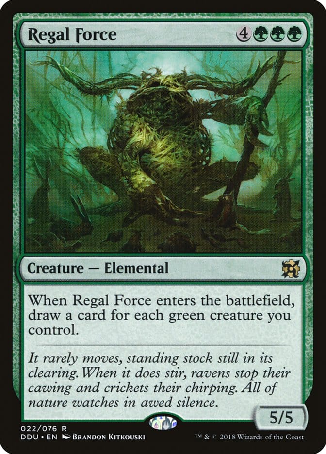Regal Force [Duel Decks: Elves vs. Inventors] Magic: The Gathering