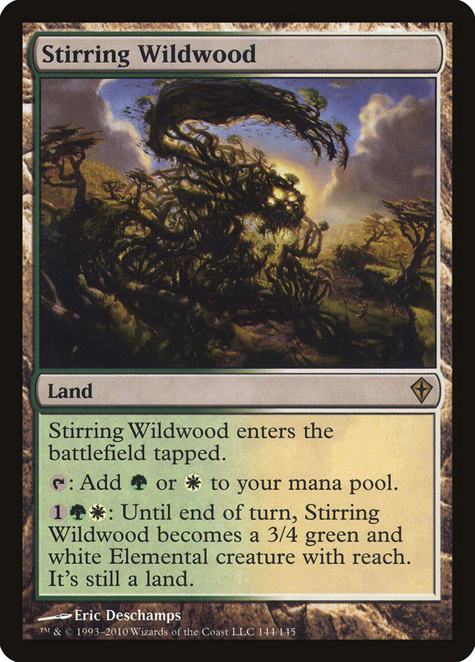 Stirring Wildwood [Worldwake] Magic: The Gathering