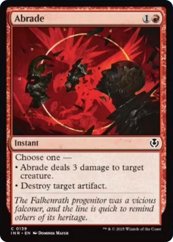 Abrade [Innistrad Remastered] Magic: The Gathering