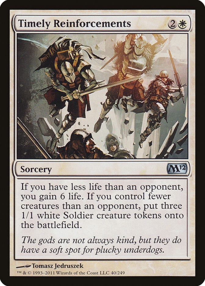 Timely Reinforcements [Magic 2012] Magic: The Gathering