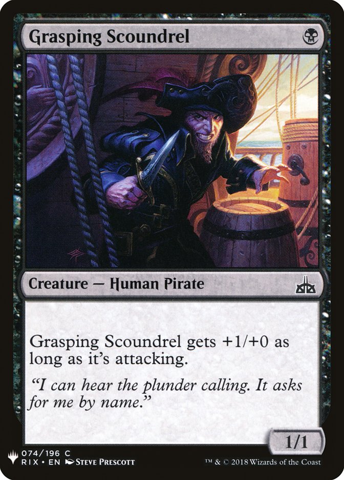 Grasping Scoundrel [Mystery Booster] Magic: The Gathering