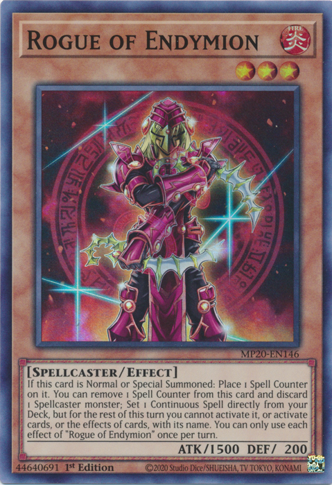 Rogue of Endymion [MP20-EN146] Super Rare - Yugioh Cards For Your TCG Needs!