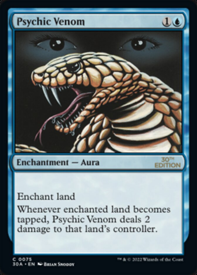 Psychic Venom [30th Anniversary Edition] Magic: The Gathering