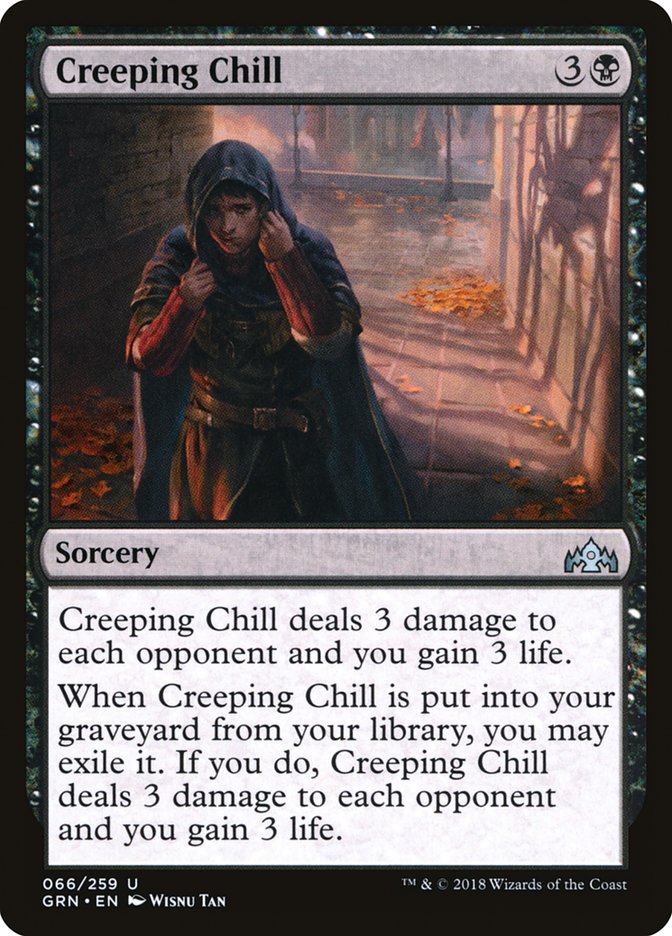 Creeping Chill [Guilds of Ravnica] Magic: The Gathering