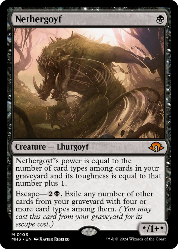 Nethergoyf [Modern Horizons 3] Magic: The Gathering