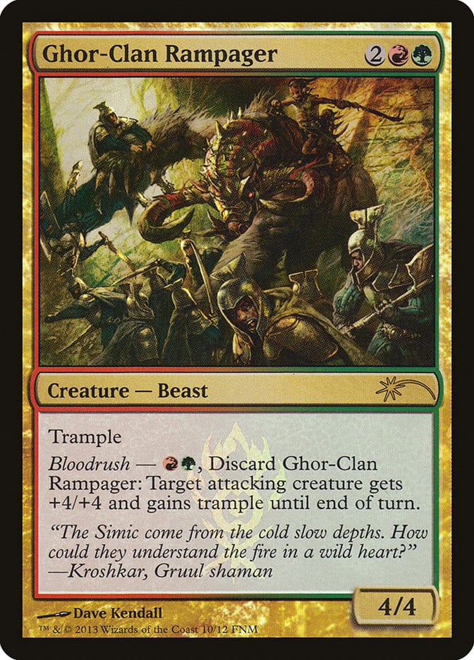Ghor-Clan Rampager [Friday Night Magic 2013] Magic: The Gathering