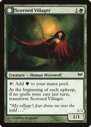 Scorned Villager // Moonscarred Werewolf [Dark Ascension] Magic: The Gathering