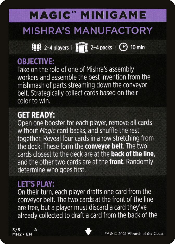 Mishra's Manufactory (Magic Minigame) [Modern Horizons 2 Minigame] Magic: The Gathering