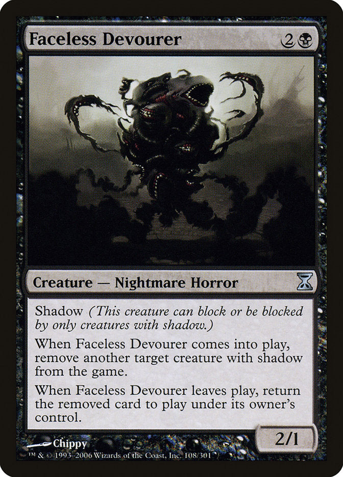Faceless Devourer [Time Spiral] Magic: The Gathering