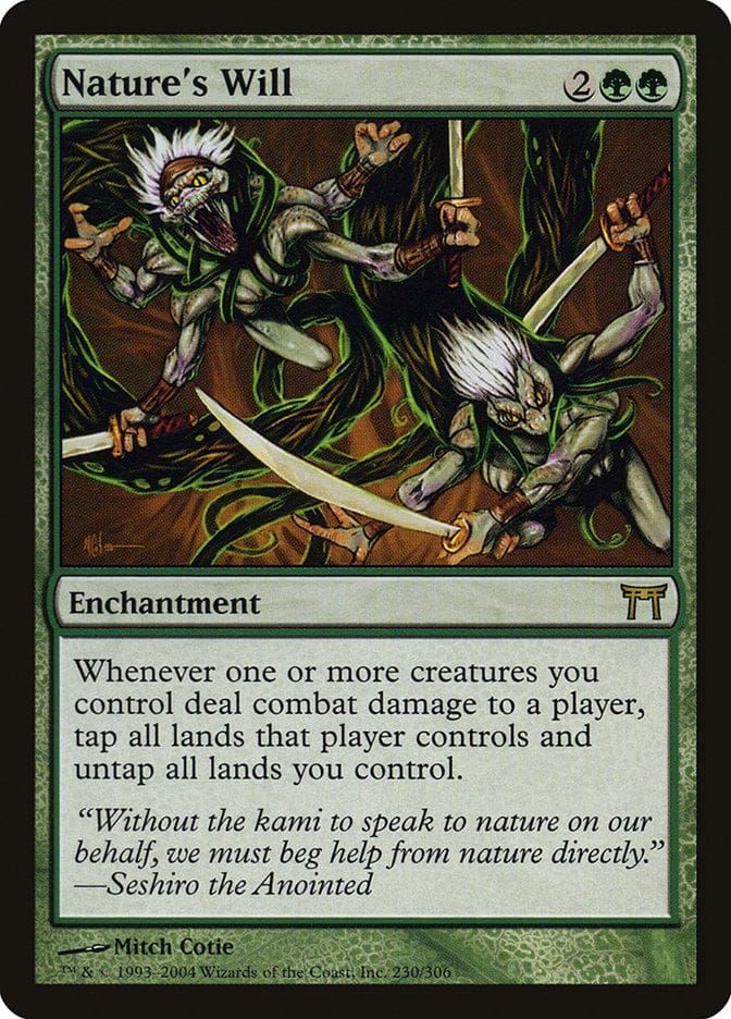 Nature's Will [Champions of Kamigawa] Magic: The Gathering