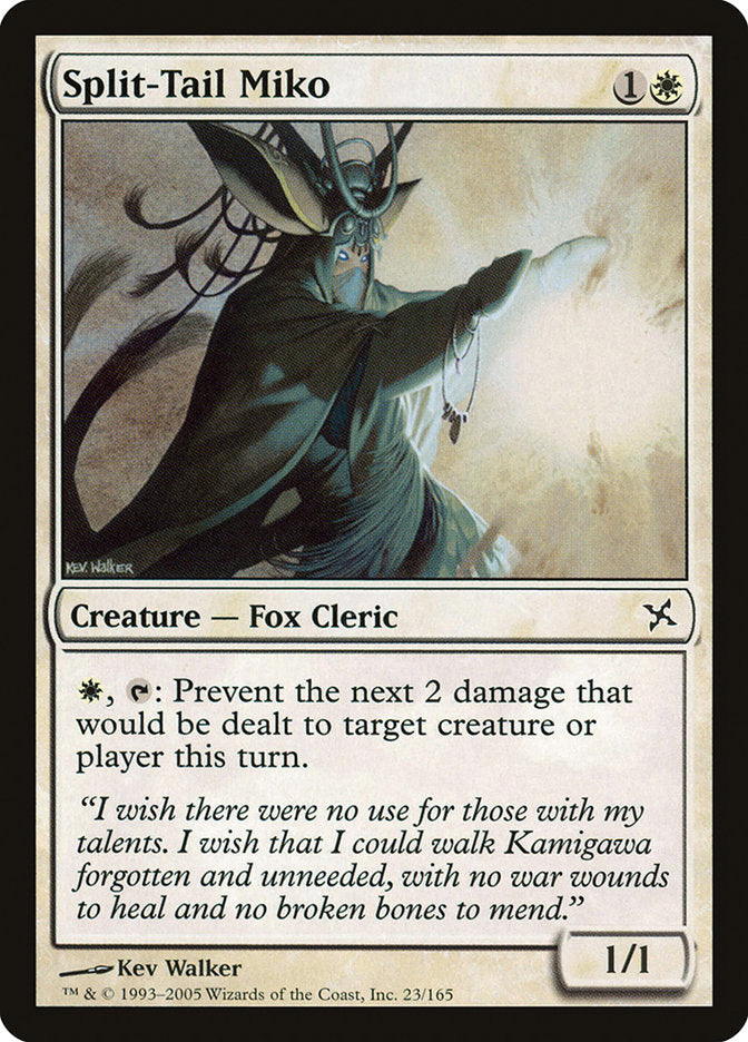 Split-Tail Miko [Betrayers of Kamigawa] Magic: The Gathering