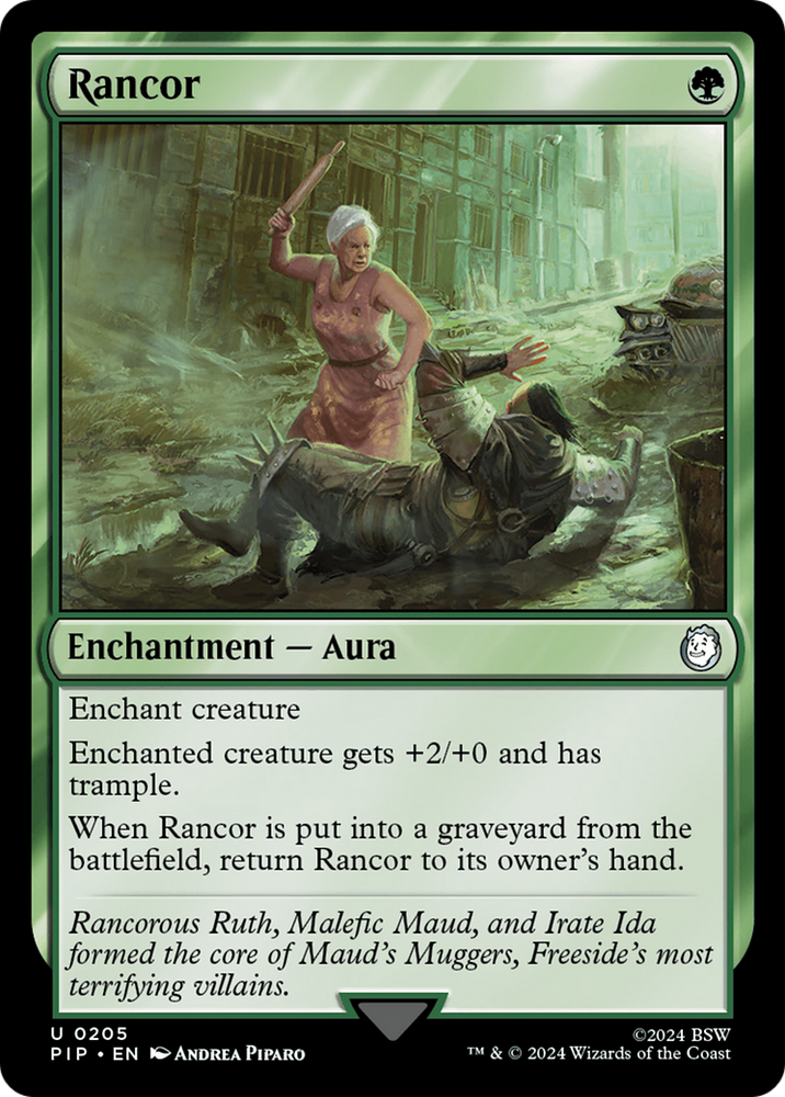 Rancor [Fallout] Magic: The Gathering