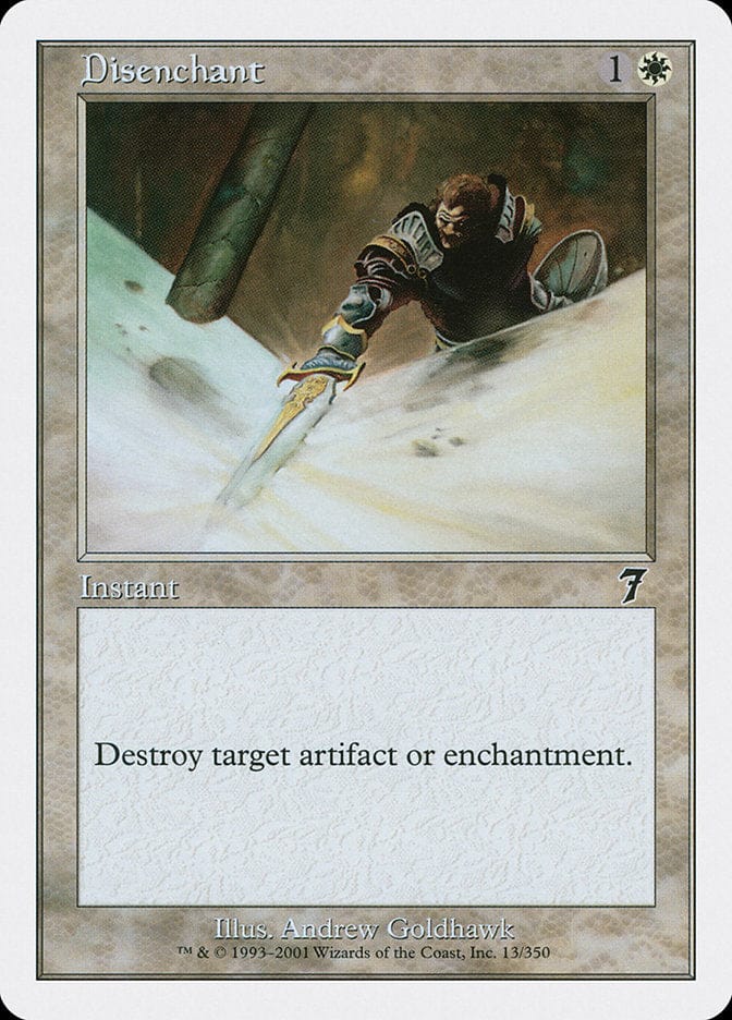 Disenchant [Seventh Edition] Magic: The Gathering