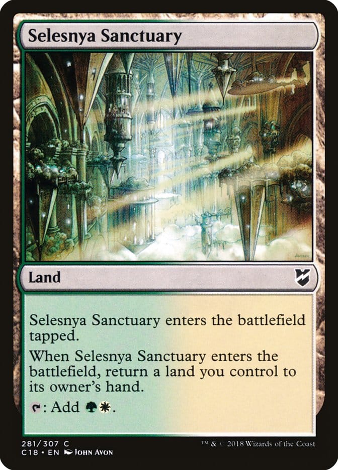 Selesnya Sanctuary [Commander 2018] Magic: The Gathering