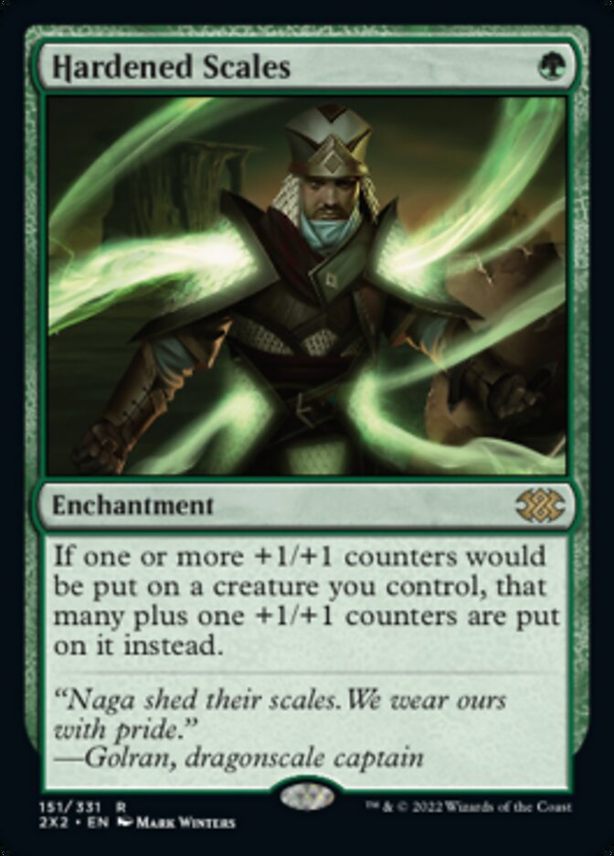 Hardened Scales [Double Masters 2022] Magic: The Gathering