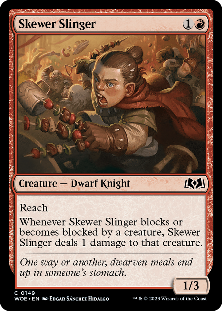 Skewer Slinger [Wilds of Eldraine] Magic: The Gathering
