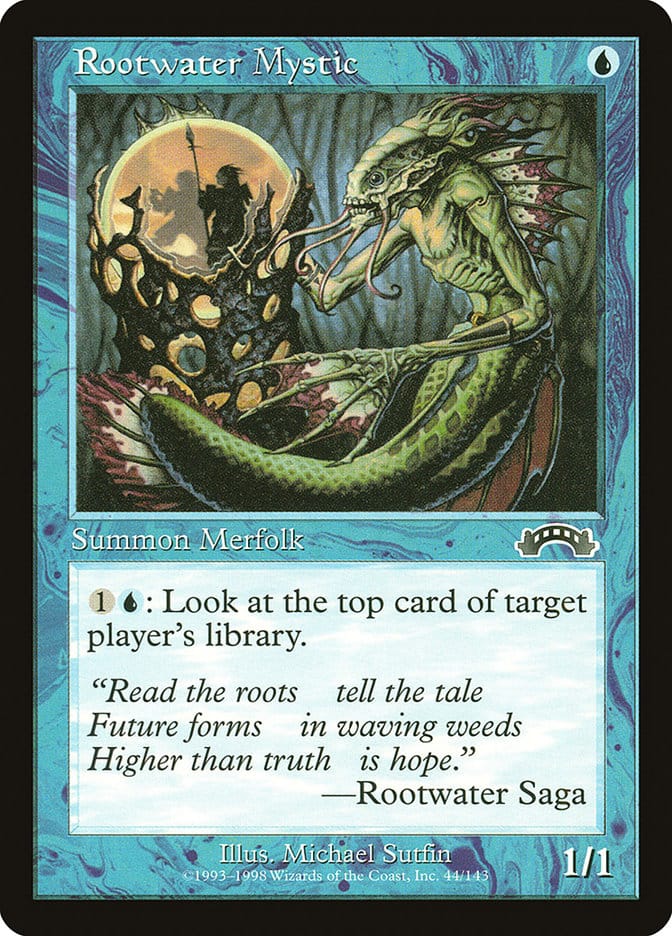 Rootwater Mystic [Exodus] Magic: The Gathering