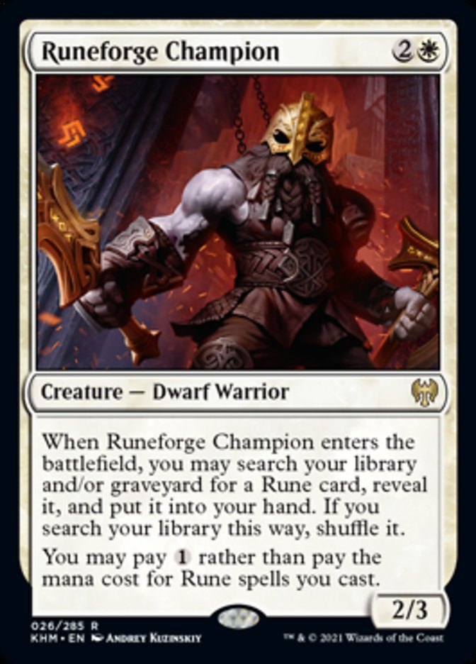 Runeforge Champion [Kaldheim] Magic: The Gathering