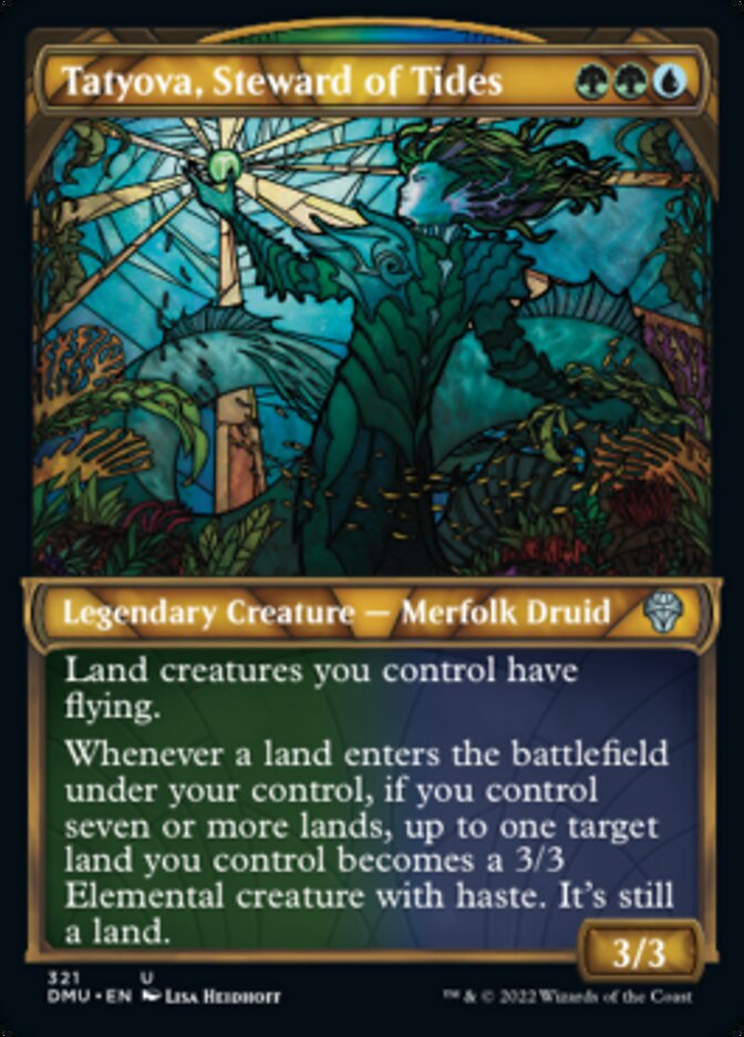 Tatyova, Steward of Tides (Showcase) [Dominaria United] Magic: The Gathering
