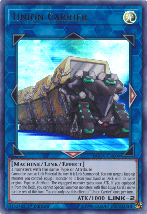 Union Carrier [DUOV-EN009] Ultra Rare - Yugioh Cards For Your TCG Needs!