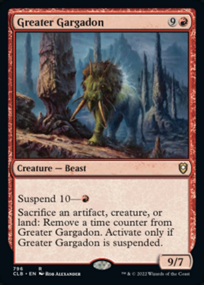 Greater Gargadon [Commander Legends: Battle for Baldur's Gate] Magic: The Gathering