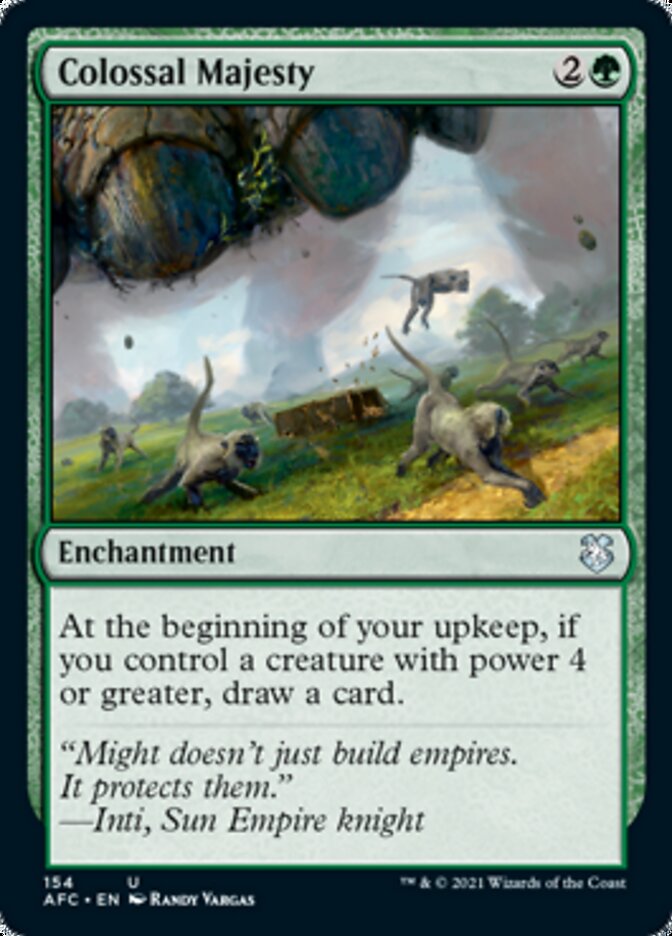 Colossal Majesty [Dungeons & Dragons: Adventures in the Forgotten Realms Commander] Magic: The Gathering