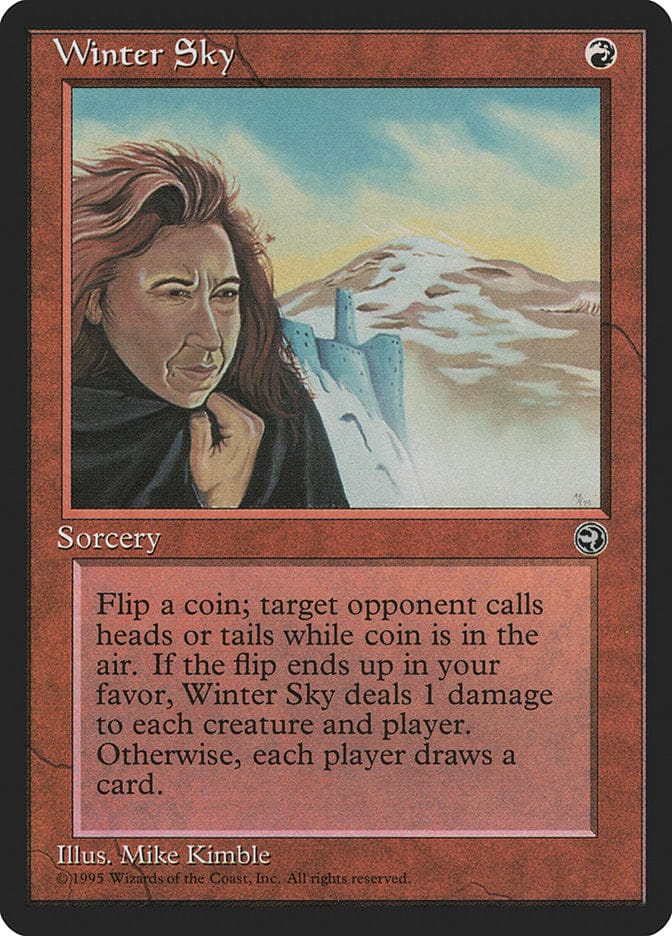 Winter Sky [Homelands] Magic: The Gathering