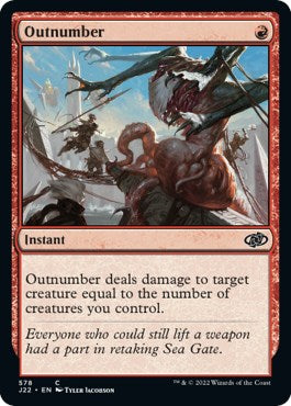 Outnumber [Jumpstart 2022] Magic: The Gathering