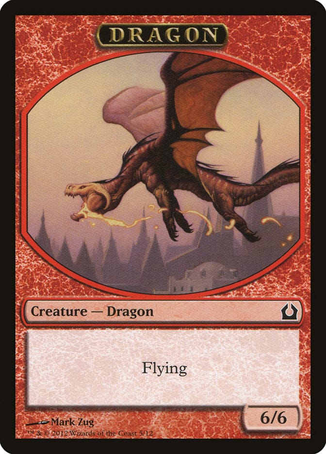 Dragon Token [Return to Ravnica Tokens] Magic: The Gathering
