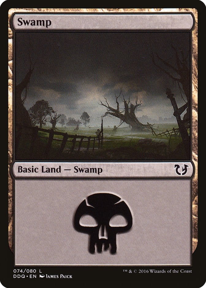 Swamp (74) [Duel Decks: Blessed vs. Cursed] Magic: The Gathering