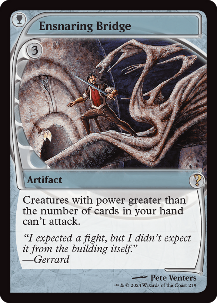 Ensnaring Bridge (Future Sight) [Mystery Booster 2] Magic: The Gathering