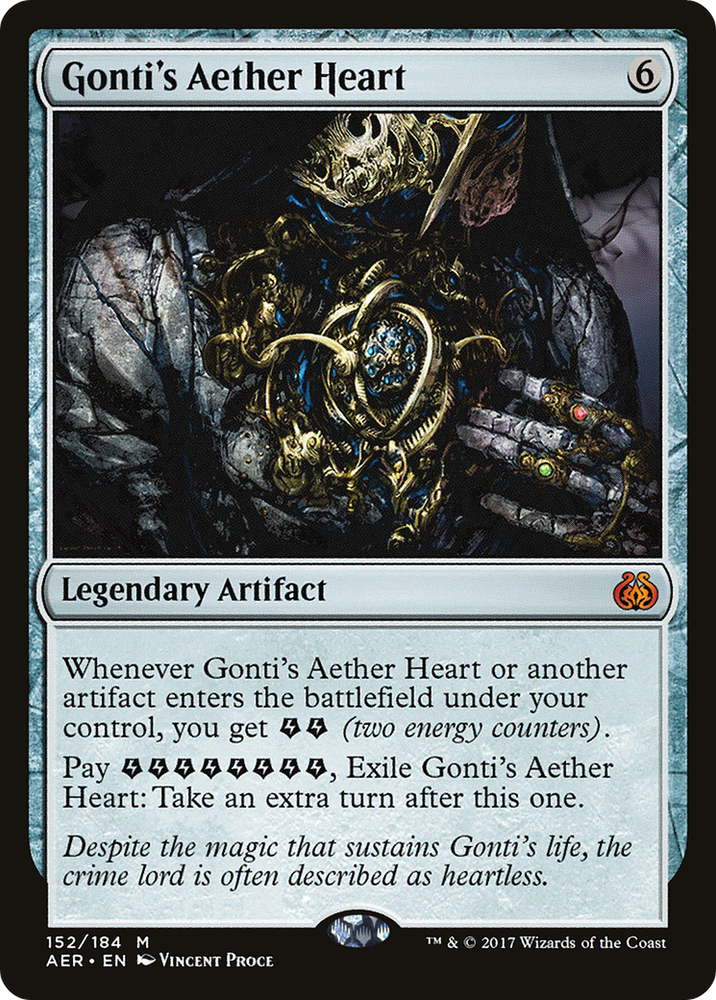 Gonti's Aether Heart (Ripple Foil) [Modern Horizons 3 Commander] Magic: The Gathering
