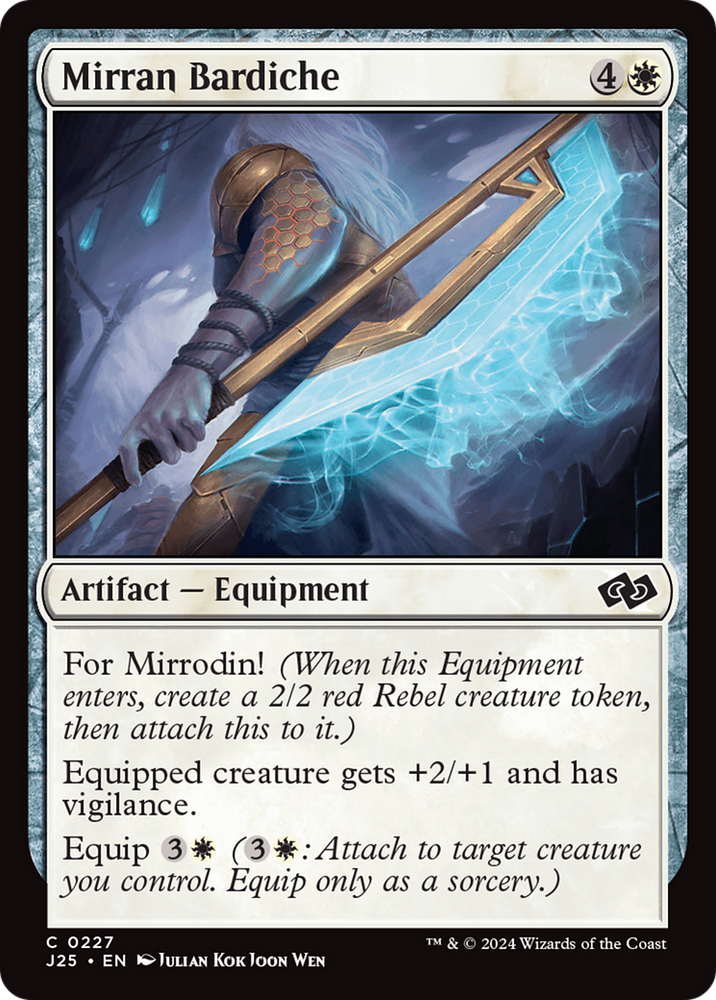 Mirran Bardiche [Foundations Jumpstart] Magic: The Gathering