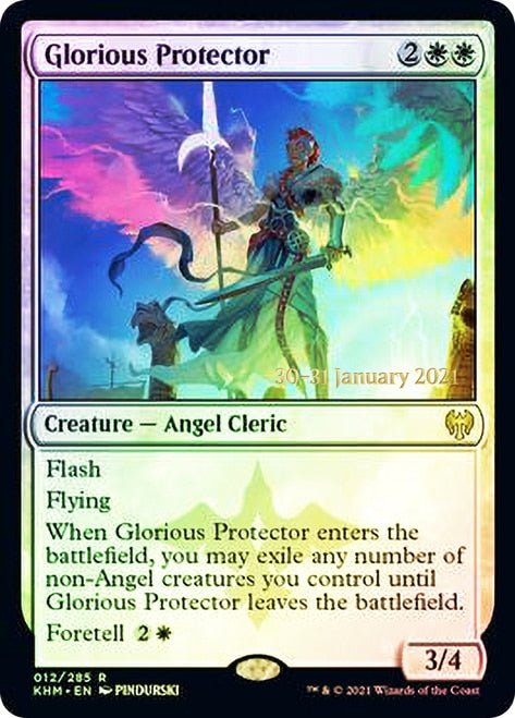 Glorious Protector [Kaldheim Prerelease Promos] Magic: The Gathering
