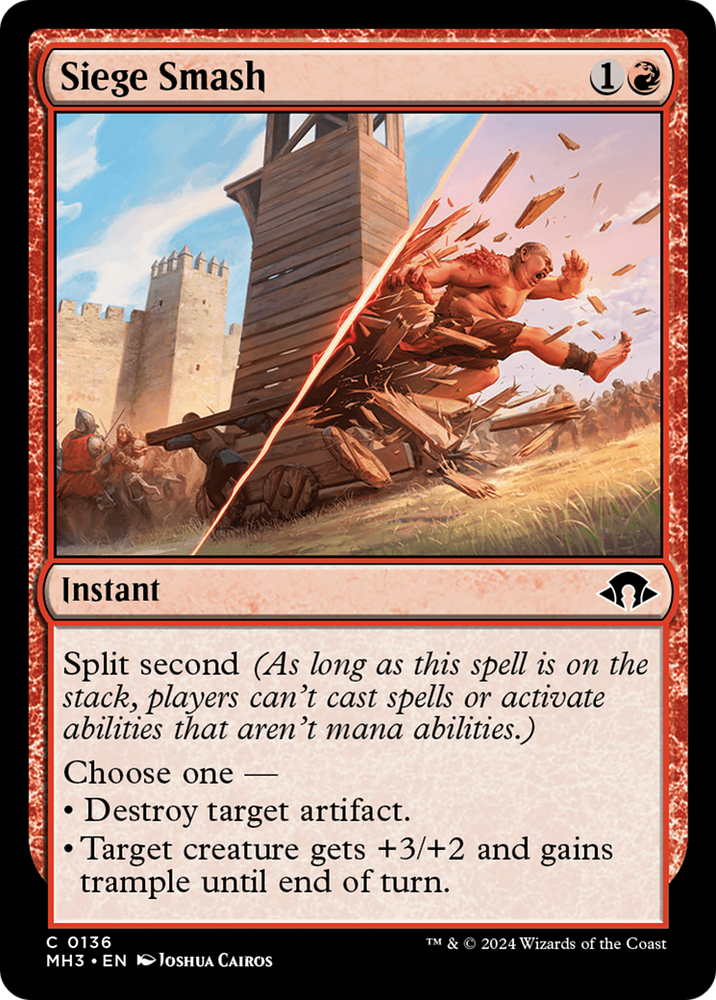 Siege Smash [Modern Horizons 3] Magic: The Gathering