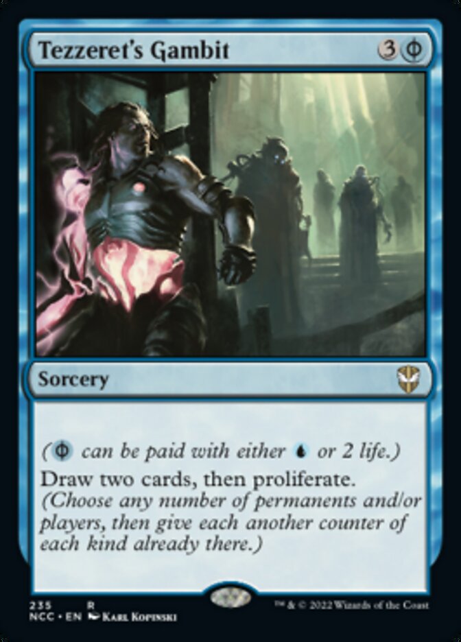 Tezzeret's Gambit [Streets of New Capenna Commander] Magic: The Gathering