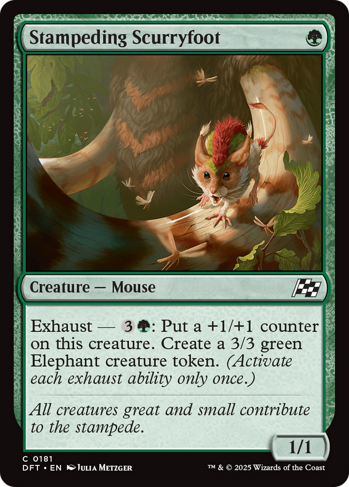 Stampeding Scurryfoot [Aetherdrift] Magic: The Gathering