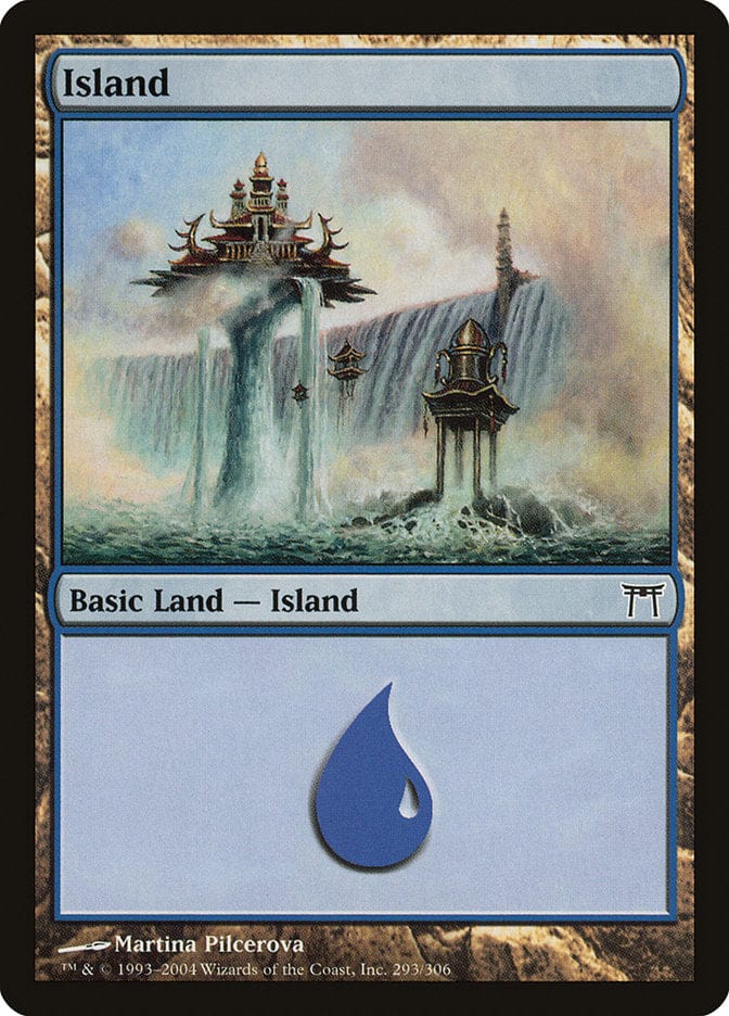 Island (293) [Champions of Kamigawa] Magic: The Gathering