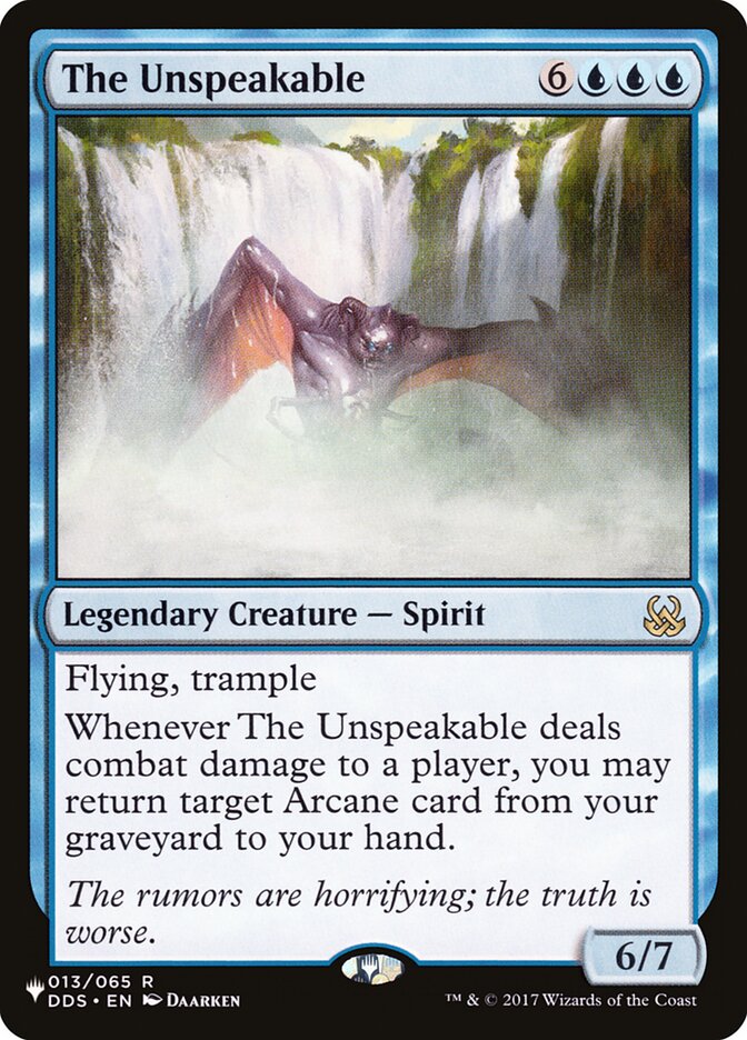 The Unspeakable [The List] Magic: The Gathering